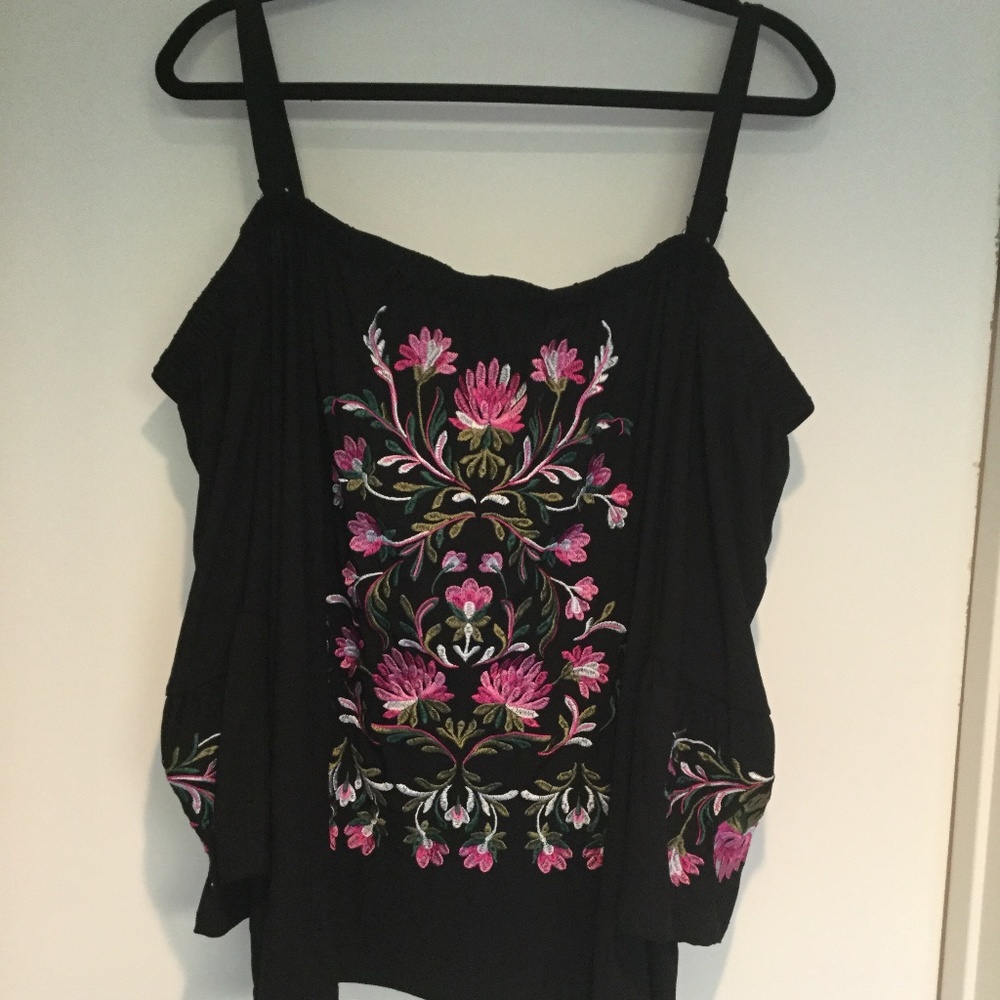 International Concepts Off-the-Shoulder Shirt